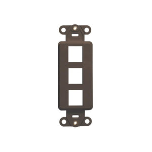 3 Port Quickport Decora Insert Brown 41643-B