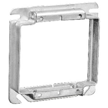 4 Inch Square Two Gang Device Tile Ring 3/4 Inch Raised 52C18SQ (pack of 50)