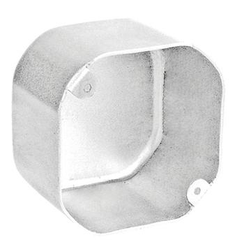 4 Inch Blank Octagon Box 2-1/8 Inch Deep No Knockouts Stainless Steel 54171-BLNKSS (Pack of 25)
