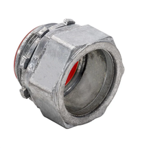 3 Inch EMT Compression Connector Insulated 658i (Pack of 10)