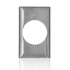 Leviton 1 Gang Wallplate 2.15 Opening Wallplate C Series Stainless Steel SS723-40