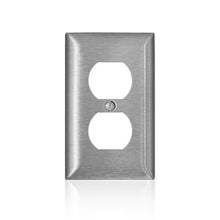 1 Gang Duplex Receptacle Wallplate C Series Stainless Steel SS8-40