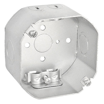 Abrazaderas no metálicas para caja octagonal de 4 pulgadas y 2-1/8 pulgadas de profundidad 54171-R (paquete de 50)
