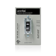 Leviton 30A 600V Double Pole AC Manual Motor Controller Gray N1302-DS