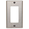 Leviton 1 Gang Decora Wallplate Stainless Steel SSJ26-40