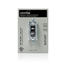 Leviton 30A 600V Three Pole AC Manual Motor Controller Gray N1303-DS