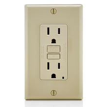 Leviton 15A 125V SmartlockPro GFCI Receptacle Ivory GFNT1-I