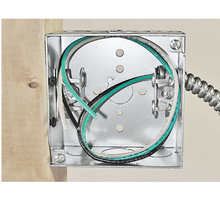 4 Inch Square Junction Box 2-1/8 Inch Deep Welded With Mc/Bx Clamps 52171-BX (pack of 65)