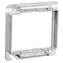 4 Inch Square Two Gang Device Tile Ring 1-1/2 Inch Raised 52C24SQ (pack of 50)