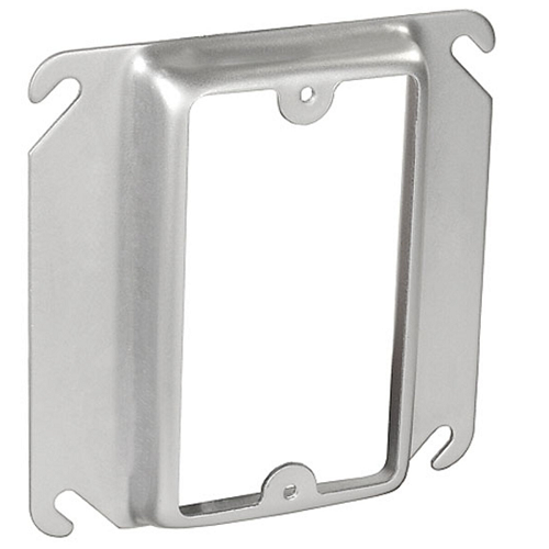 4 Inch Square One Gang Device Ring 5/8 Inch Raised 52C14-5/8 (pack of 180)