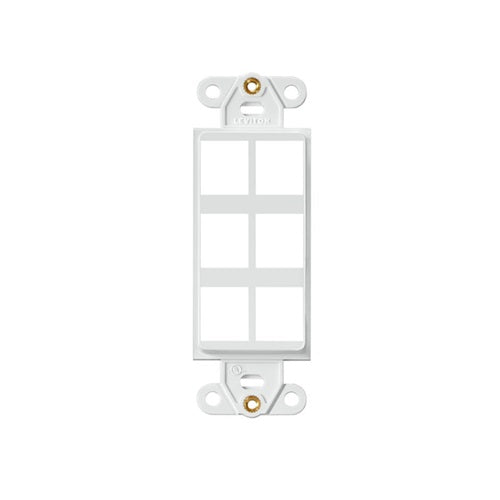6 Port Quickport Decora Insert White 41646-W