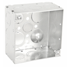 Caja de conexiones cuadrada de 4 pulgadas, orificios elevados de 2-1/8 pulgadas de profundidad, 52171-KOR (paquete de 25)