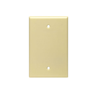1 Gang Blank Wallplate Midway Size Ivory PJ13-I