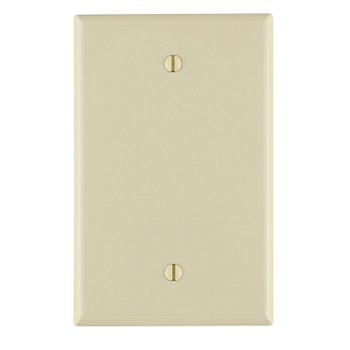 1 Gang Blank Wallplate Midway Size Light Almond PJ13-T