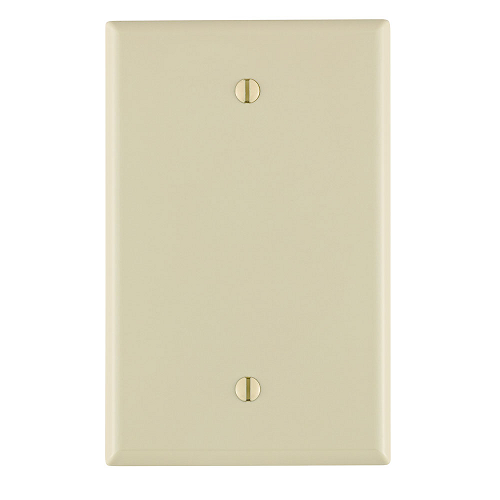 1 Gang Blank Wallplate Midway Size Light Almond PJ13-T
