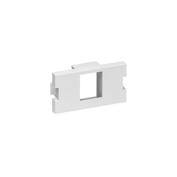 1 Port MOS Quickport Adapter 1 Unit High White 41291-1MW