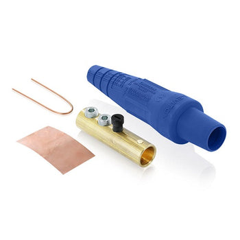 Leviton 300A 600V Female Plug Double Set Screw Termination Blue 16D31-UB