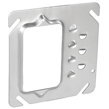 4 Inch Square Single Gang Offset Device Ring Flat 52C09 (pack of 75)