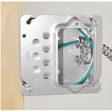 4 Inch Square Single Gang Offset Device Ring Flat 52C09 (pack of 75)