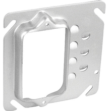 4 Inch Square Single Gang Offset Device Ring 1 Inch Raised 52C12-1 (pack of 50)