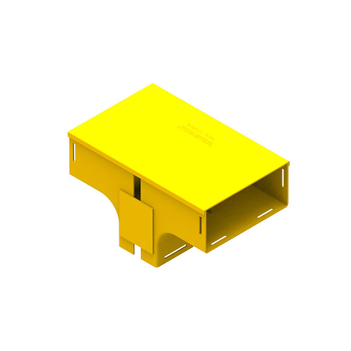 4x8 Vertical Tee Retrofit Without Cover Yellow S8VTE-TER