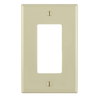 Leviton 1 Gang Decora Wallplate Midway Size Ivory PJ26-I
