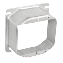 4 Inch Square Two Gang Device Ring 2 Inch Raised 52C25 (pack of 100)