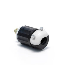 15A 125V Mini Locking Plug Black And White ML2-P