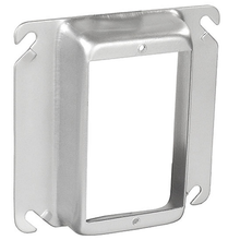 4 Inch Square One Gang Device Ring 1 Inch Raised 52C15 (pack of 125)