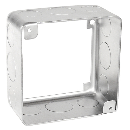 4 Inch Square Plenum Extension Ring 1-1/2 Inch Deep Drawn Stainless Steel 53151-SVTSS (Pack of 25)