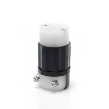 15A 125/250V Mini Locking Connector Black And White ML3-C
