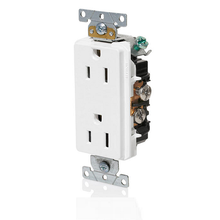 20A 125V Decora Plus Duplex Receptacle Outlet White 16342-W