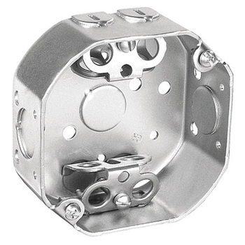 Abrazaderas BX de caja octagonal de 4 pulgadas y 1-1/2 pulgadas de profundidad 54151-BX (paquete de 100)