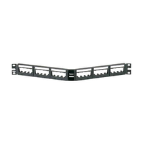 1 RU 24 Port UID Angled Patch Panel UICMPPA24BLY