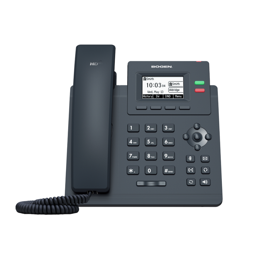 NQ-T2000 Bogen Communications Nyquist Staff Phone with LCD Display
