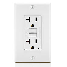 Leviton 20A 125V SmartlockPro GFCI Receptacle White GFNT2-FW