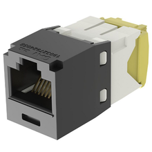 1 Port 28-30 AWG Mini-Com Cat5e Class D Jack Module TG Style UTP RJ45 CJT5E88TGBL