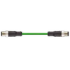Igus BUS9041071 22 AWG 2P M12 D-Coded 4 Pin A/B Connector PVC Harnessed Profinet Cable