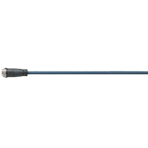 Igus M12 Socket A / Open End Connector Straight CF.INI CF10 Sensor/Actuator Cable