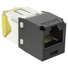 1 Port 28-30 AWG Mini-Com Cat5e Class D Jack Module TG Style UTP RJ45 CJT5E88TGBL