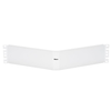 19x4.16 Blank Angled Cover Filler Panel Stamping 2RU Rack CRS CPAF2WH
