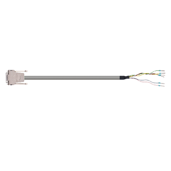 Igus MAT9722309 20 AWG 4P SUB-D Pin A Connector PVC Festo NEBM-S1G15-E-xxx-LE6 Encoder Cable
