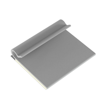 1.5x0.97 AJC Type Wire Clip Single Rubber Adhesive Tape Mount PVC AJC25-A-C (Pack of 100)