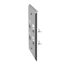 4 Port Mini-Com Stainless Steel Faceplate Flat Module CFP4SY