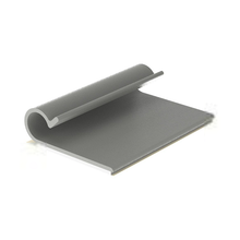 1.75x1.22 AJC Type Wire Clip Single Rubber Adhesive Tape Mount PVC AJC31-A-C (Pack of 100)