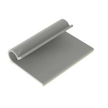 1.75x1.22 AJC Type Wire Clip Single Rubber Adhesive Tape Mount PVC AJC31-A-C (Pack of 100)