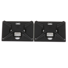1x1 4 Way Cable Tie Mount ABS Rubber Adhesive Tape ABM2S-A-C0 (Pack of 100)