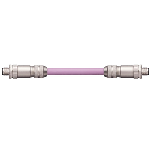 Igus BUS9041102 24 AWG 1P M12 5 Poles Pin A/B Connector Phoenix Contact PUR Harnessed Profibus Cable