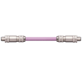 Igus BUS9041202 24 AWG 1P M12 5 Poles Pin A/B Connector Phoenix Contact TPE Harnessed Profibus Cable