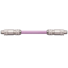 Igus BUS9041002 24 AWG 1P M12 5 Poles Pin A/B Connector Phoenix Contact PVC Harnessed Profibus Cable